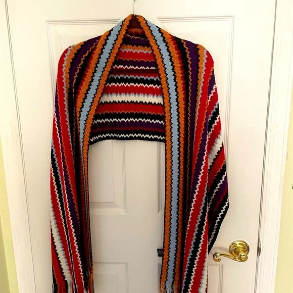 MiSSONi wool blend scarf- NWOT
